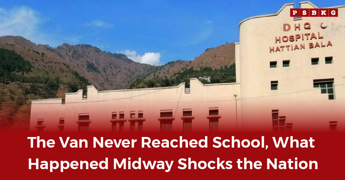 Hospital building in a mountainous region after a shocking School Van Accident incident where the van never reached the school.