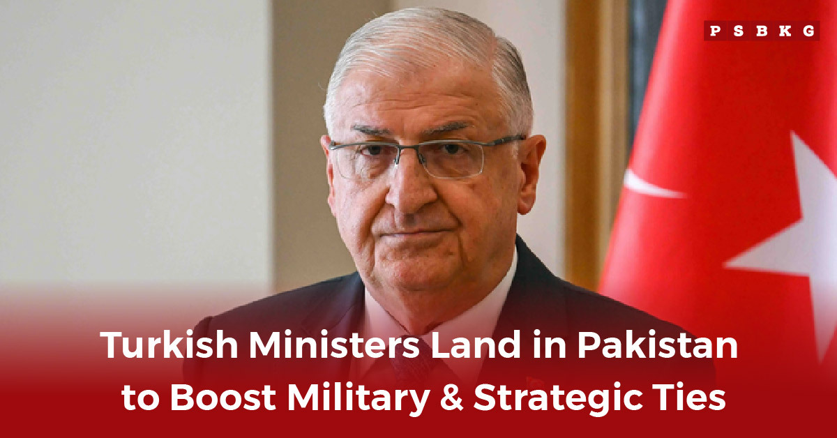 Turkish officials arrive in Pakistan to strengthen Turkey Pakistan Military Relations and boost strategic military cooperation between both nations.