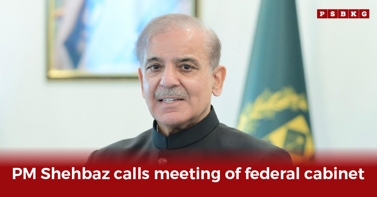 PM Called is federal cabinet meeting