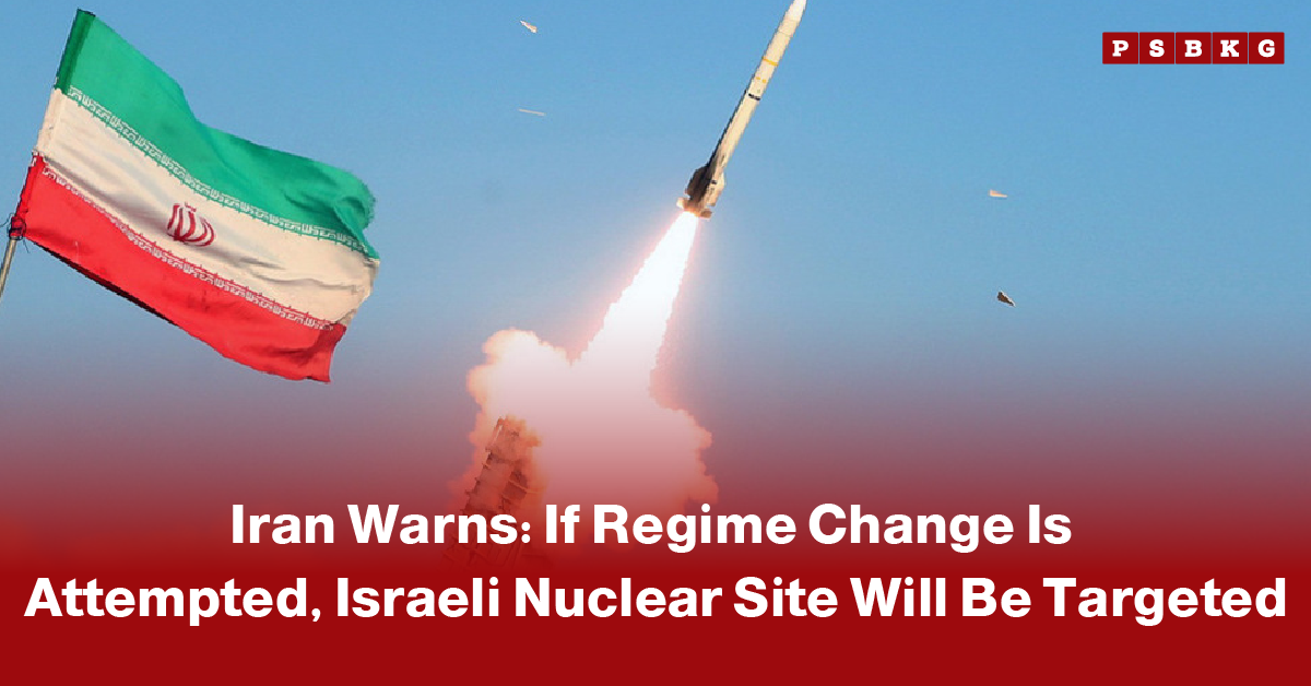 Iran warns Israeli nuclear target: An Iranian missile launch with the Iranian flag in the backdrop, highlighting Tehran’s warning it would target Israel’s Dimona nuclear site if the U.S. and Israel pursue regime change policies.