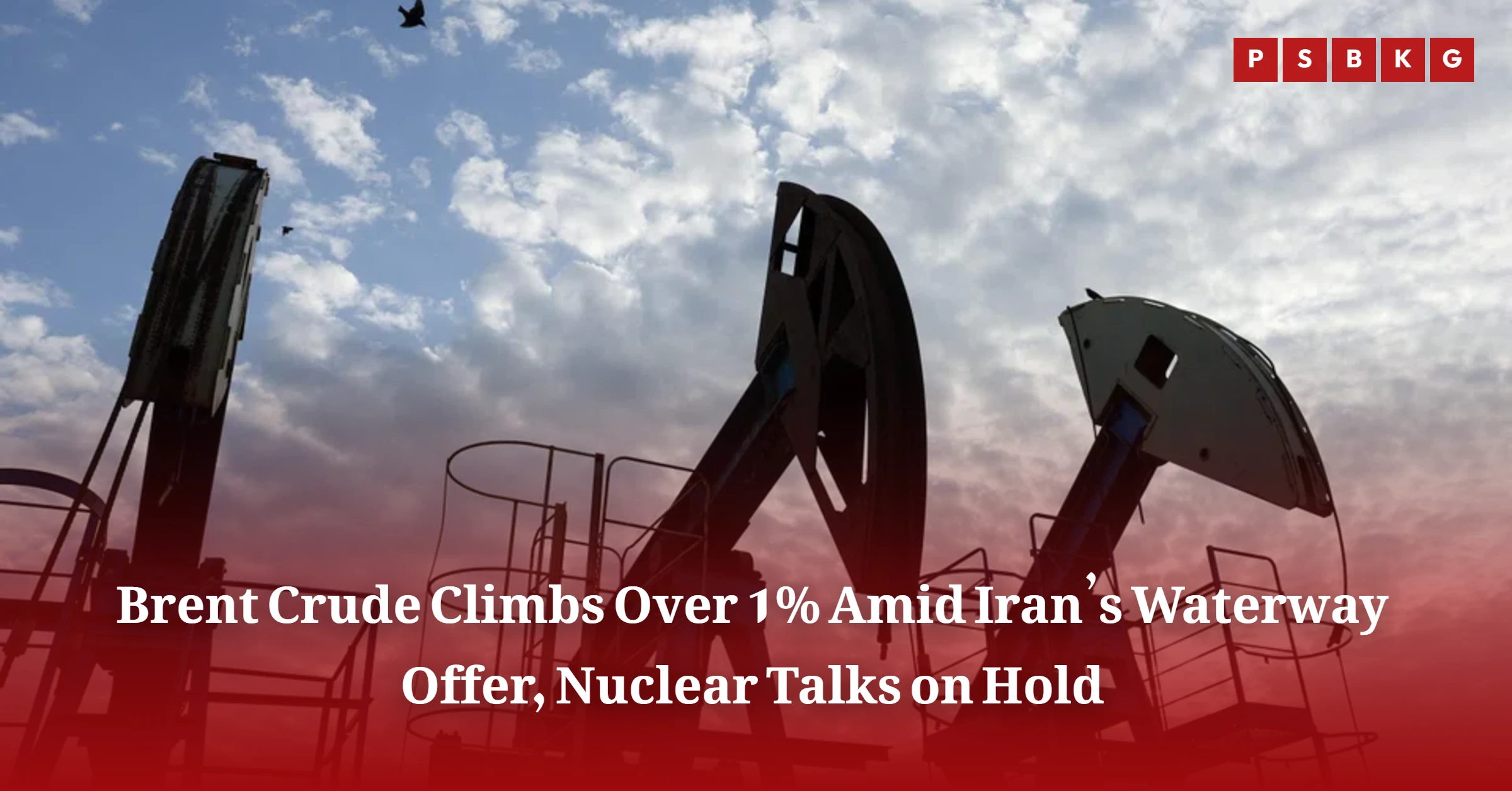 Brent crude prices rose over 1% despite Iran's offer to reopen the Strait of Hormuz in exchange for a deferral of nuclear talks.