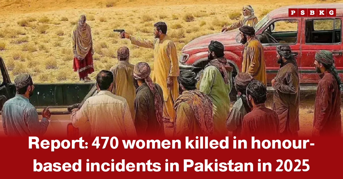 Honour killing Pakistan 2025 report illustration highlighting concerns over honour-based violence in Pakistan as reported in recent human rights data.