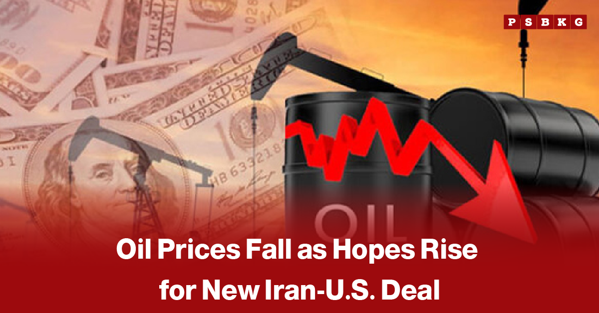 Oil pumpjacks and barrels with Iranian and U.S. flags in the background, accompanied by a news-style headline about an Iran–U.S. oil deal and its potential impact on global energy markets.