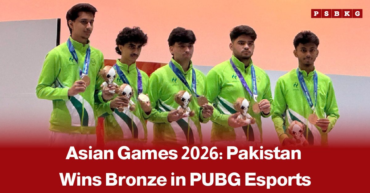 Pakistan PUBG Mobile team wins bronze medal at Asian Games 2026