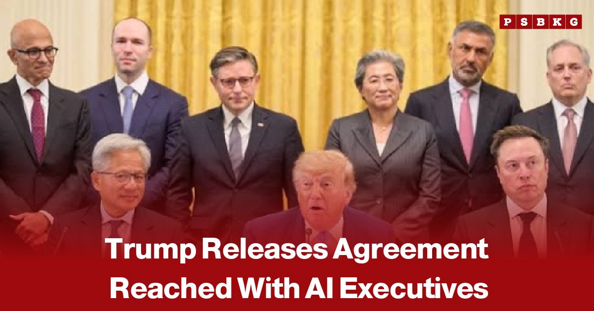 Trump releases AI agreement with major tech executives at White House meeting
