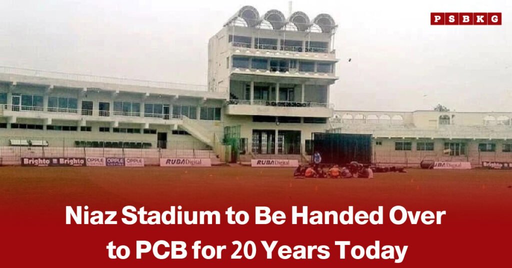 Niaz Stadium to be handed over to Pakistan Cricket Board for 20 years