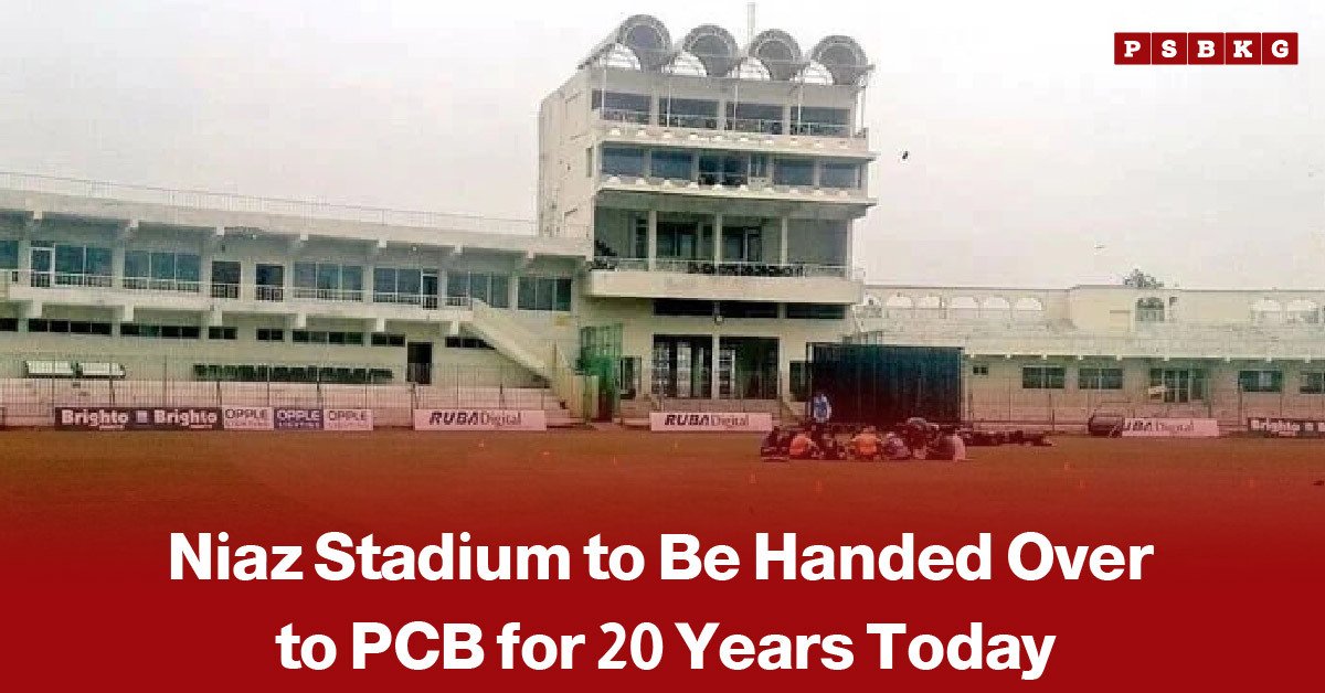Niaz Stadium to be handed over to Pakistan Cricket Board for 20 years