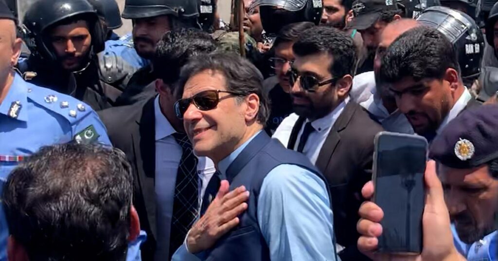 Imran Khan in Jail former prime minister of Pakistan.