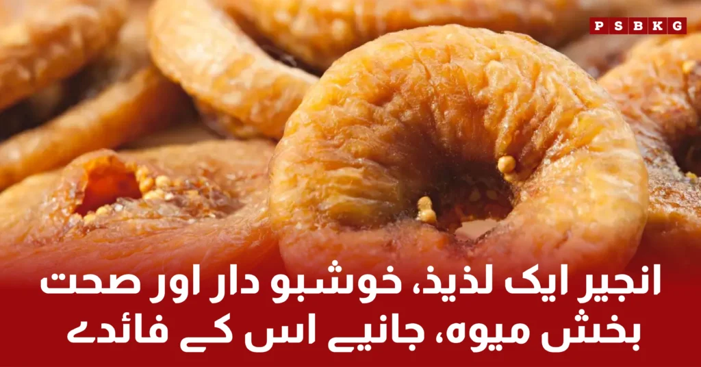 dried figs (anjeer) nutritional benefits for health