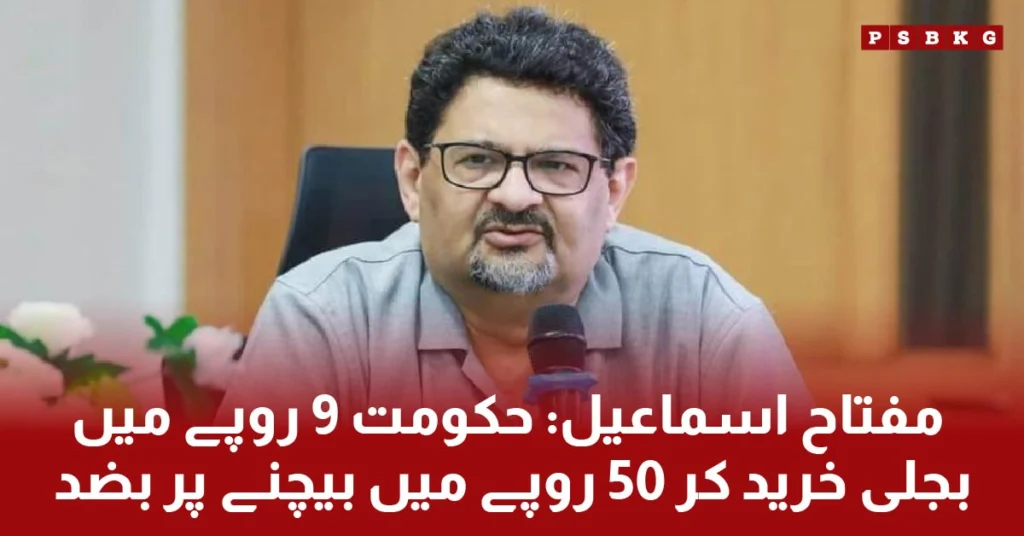 Miftah Ismail says that the government wants to buy electricity for 9.70 rupees and sell it for 50 rupees, putting an additional burden on consumers.