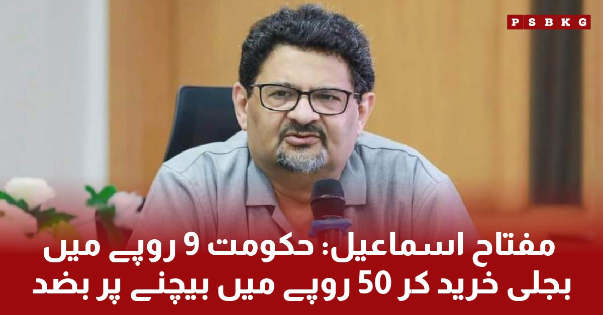 Miftah Ismail says that the government wants to buy electricity for 9.70 rupees and sell it for 50 rupees, putting an additional burden on consumers.