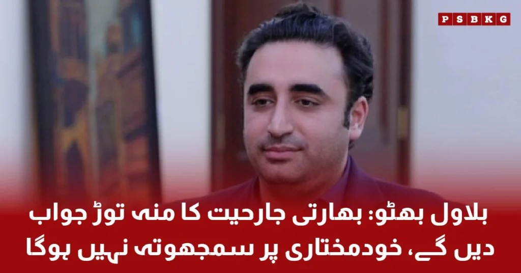 Bilawal Bhutto Zardari strongly condemns India's cowardly attack on Pakistan