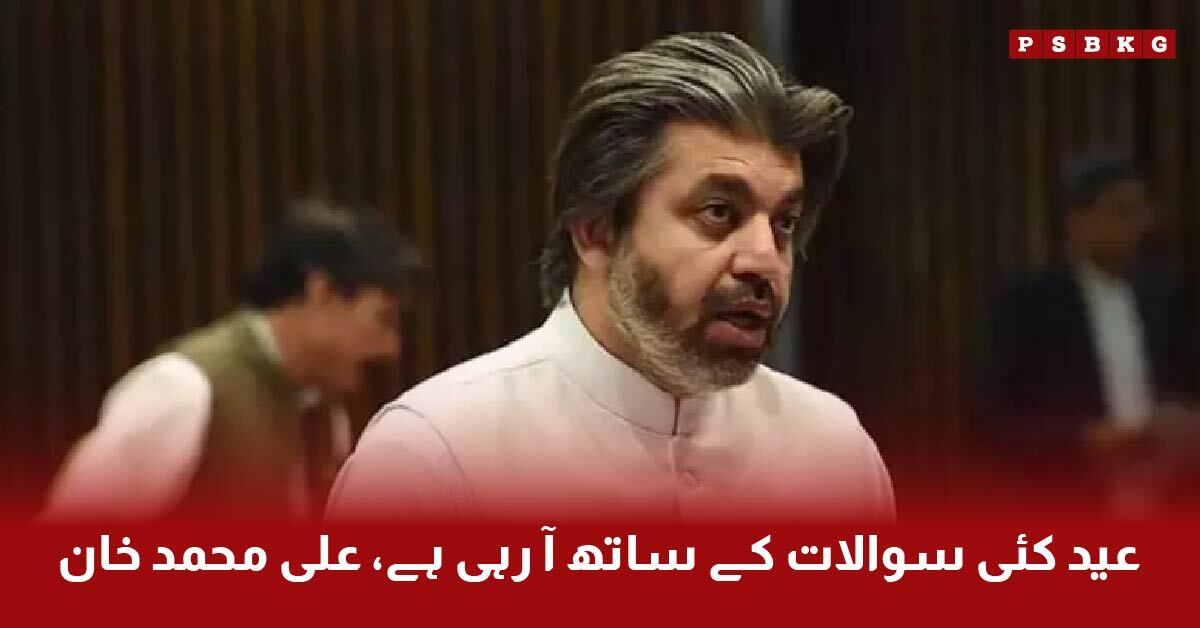 Ali Muhammad Khan speaking on Eid protests, Khalid Masood discussing diplomacy, Salman Shah on IMF and economy