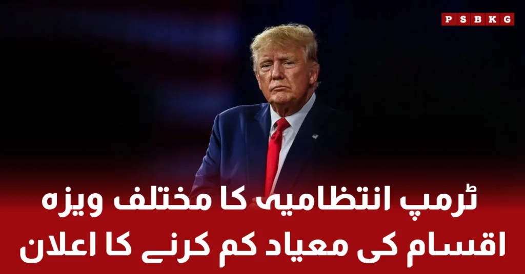 Trump Administration's Decision to Shorten Visa Duration. Trump Limits Visa Duration by Category.
