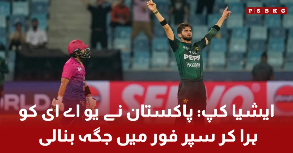 Pakistan vs UAE Asia Cup T20 match in Dubai