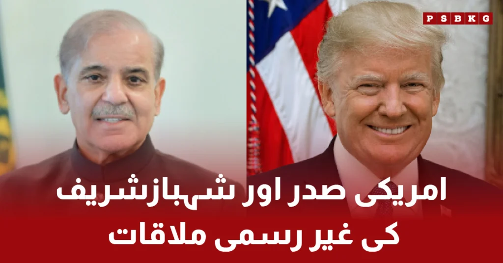 US President Donald Trump meets Pakistan Prime Minister Shehbaz Sharif