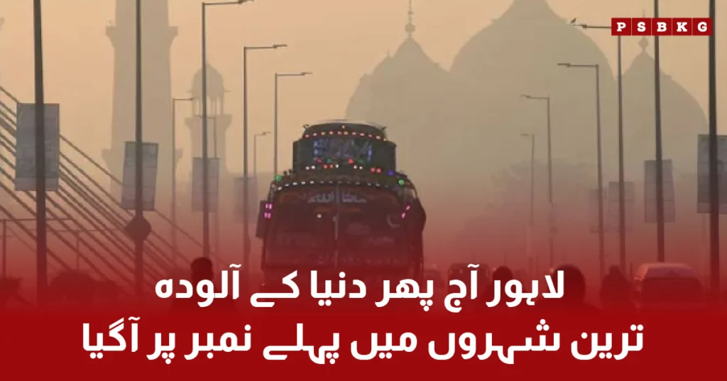 Lahore air pollution and smog levels