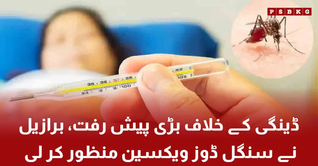 Brazil approves single dose dengue vaccine