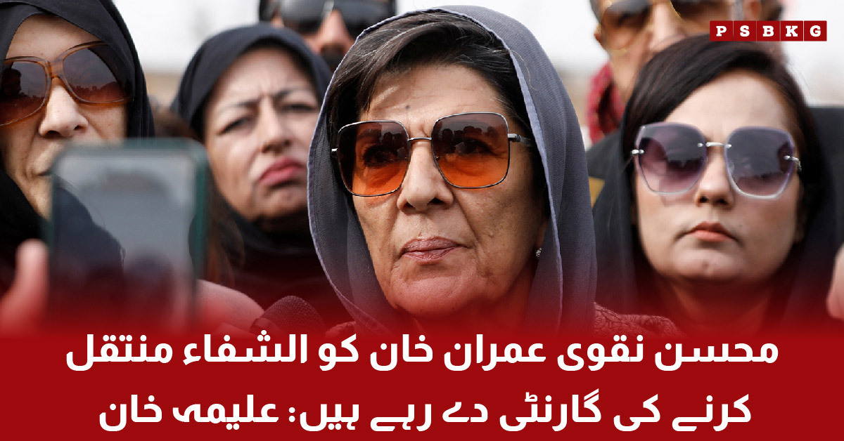 Aleema Khan speaking to media about Imran Khan hospital transfer issue