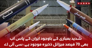 CIA report Iran missile stockpile remains after bombing