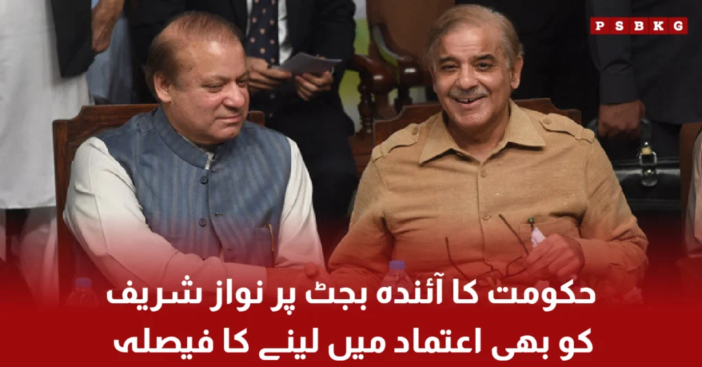 Government consultation meeting with Nawaz Sharif regarding Pakistan budget 2026