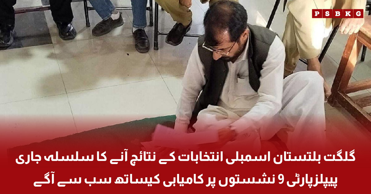 Gilgit Baltistan Assembly election results and voting process