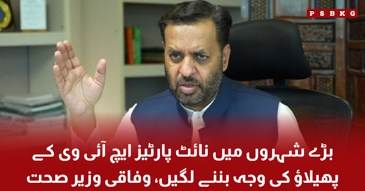Federal Health Minister Mustafa Kamal addressing a Senate committee on HIV spread and population control in Pakistan