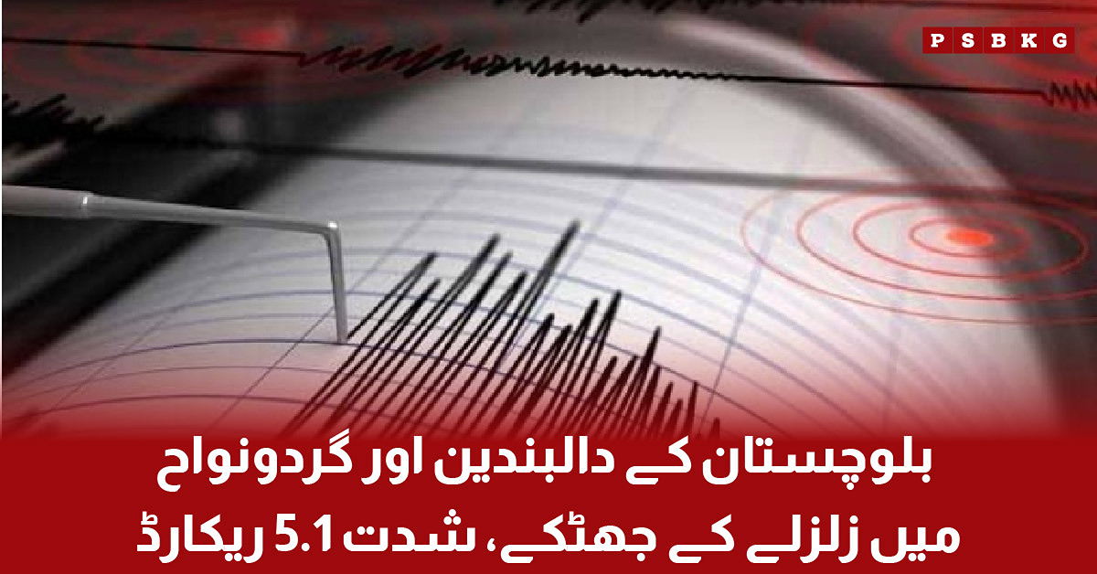 5.1 Magnitude Earthquake Hits Dalbandin